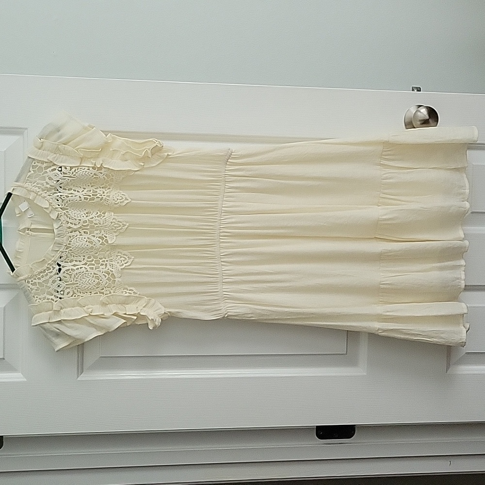 MINE-cream colored dress